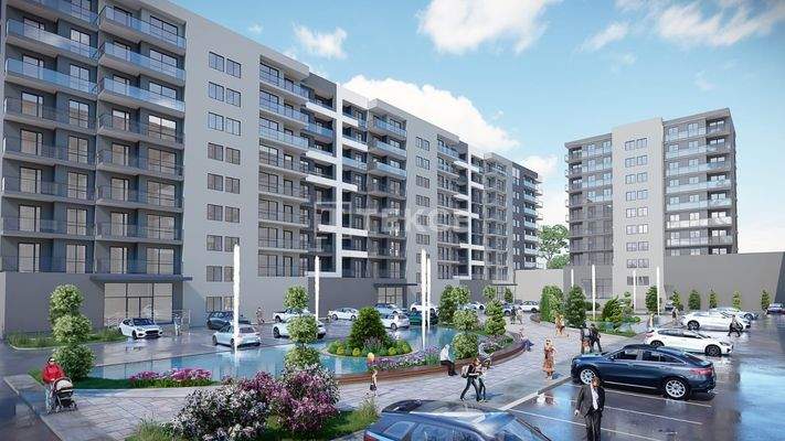 Flats in a Complex with Indoor Pool in Sincan Ankara