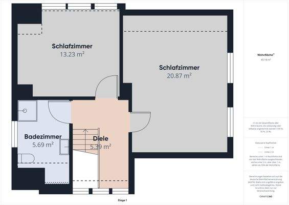 Grundriss Dachgeschoss 