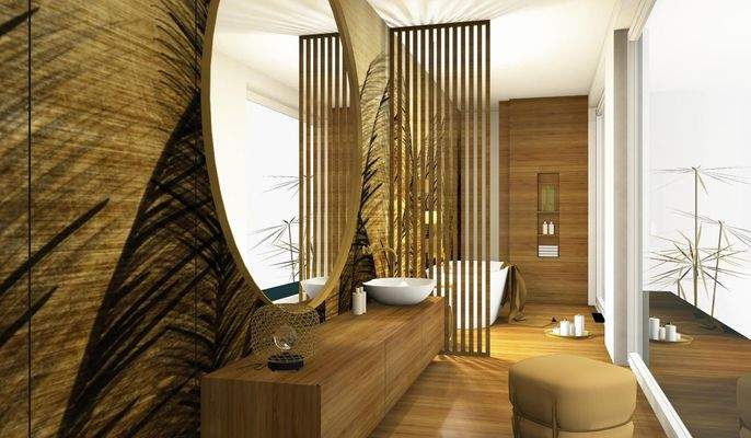 Perspektive Badraum OG