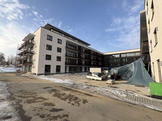 Blick auf Westflügel