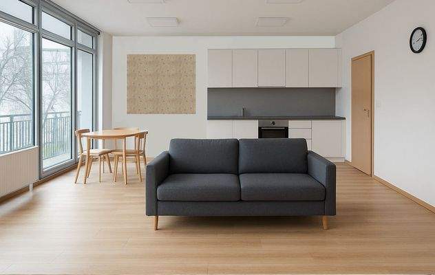 Wohnraum (Visualisierung Wohnbeispiel)