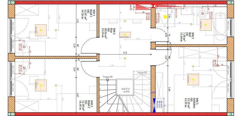 Grundriss Haus 3b OG
