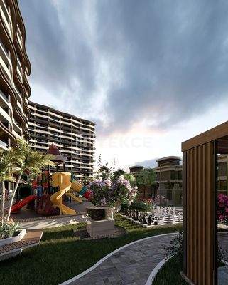 New Apartments in a Complex with Pool and Gym in Mersin Ayaş