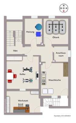 aktueller Grundriss Keller