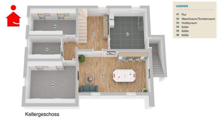 Grundrissvisualisierung