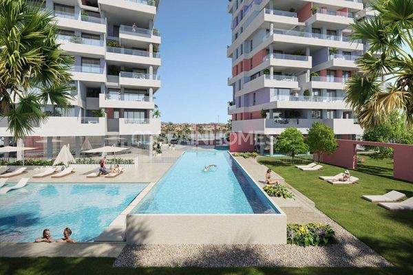 New Properties in Complex with Wide Communal Areas in Calpe