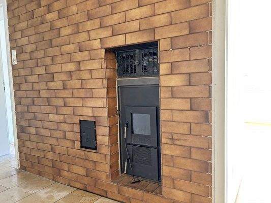 Ofen im Flur Erdgeschoss