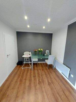 Essecke im Wohnzimmer