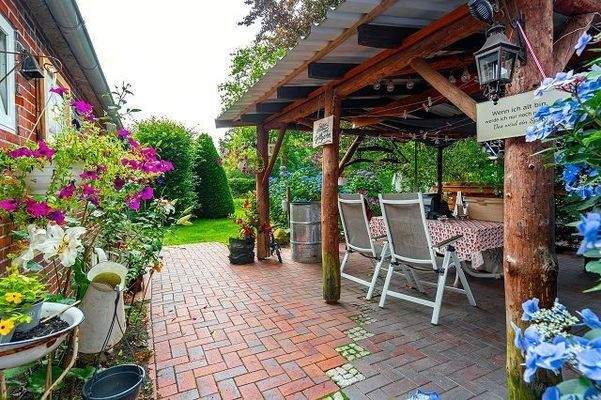 Freizeitbereich im Garten