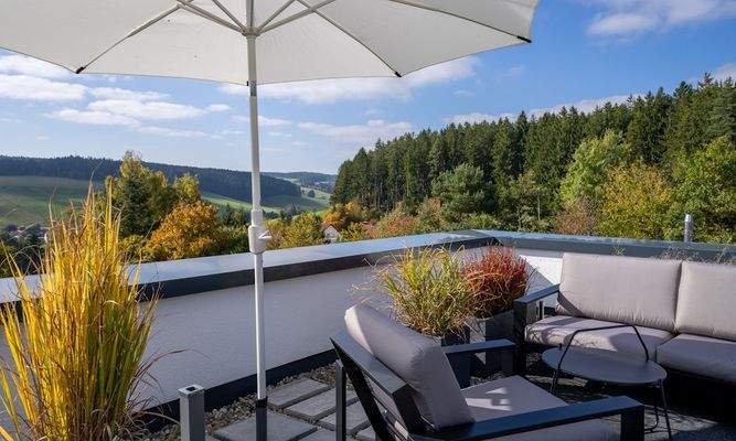 Dachterrasse mit herrlicher Aussicht