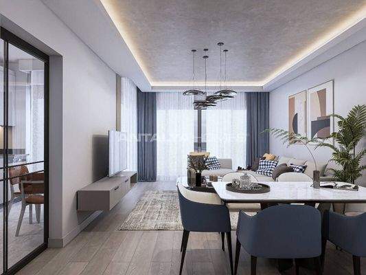 Mountain View Apartments with Communal Pool in Antalya Konyaalti