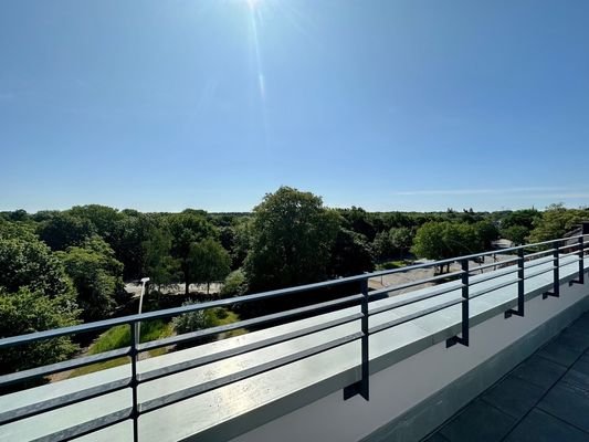 Ausblick von der Dachterrasse