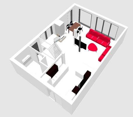 EG 3D - offenes Raumkonzept