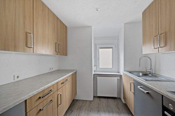 Küche im Dachgeschoss