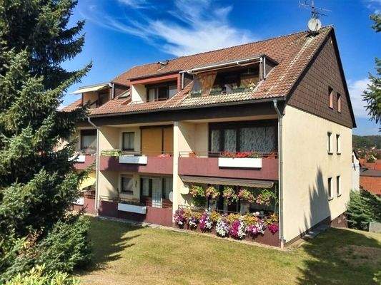 Südseite mit Balkonen