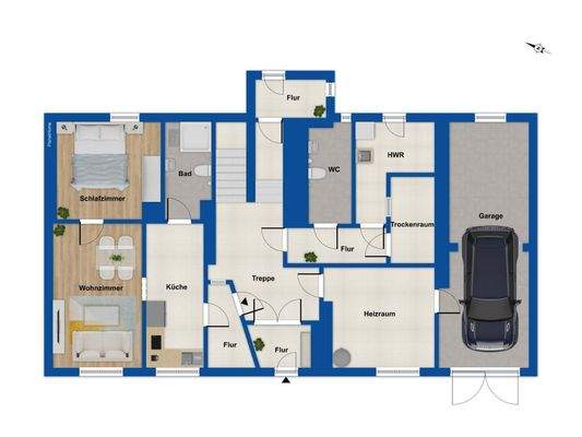 Grundriss - Erdgeschoss