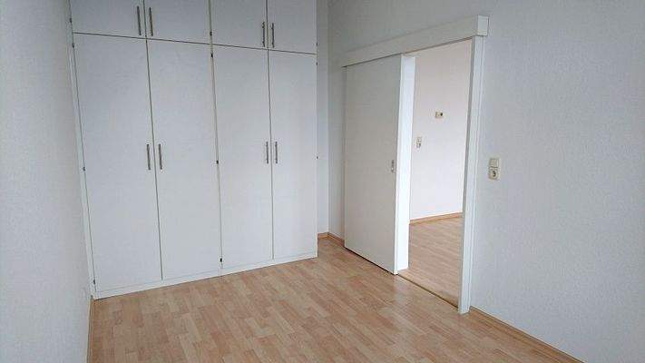 Blick ins Schlafzimmer