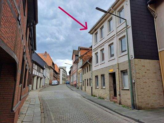 Blick in die Straße 