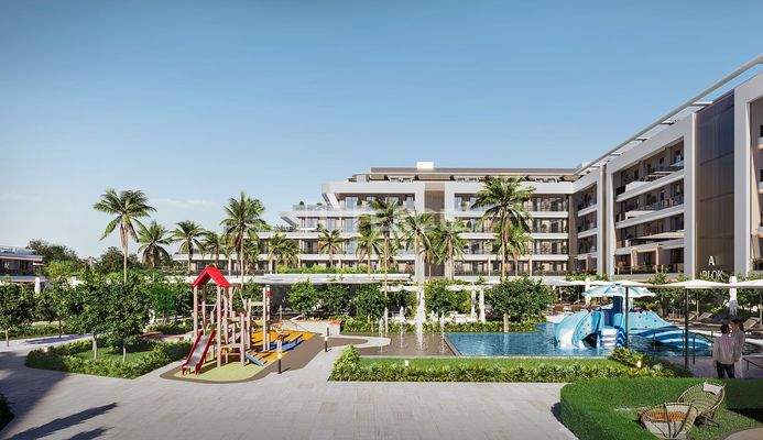 Flats in a Complex with Rich Amenities in Antalya Kundu
