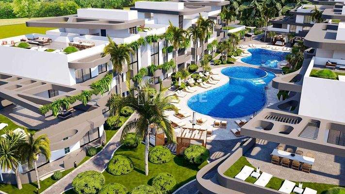 Apartments for Sale in Advanced Complex in North Cyprus Yeniboğaziçi