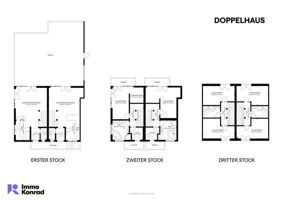 Grundriss-Doppelhaus