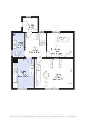Schematischer Grundriss EG