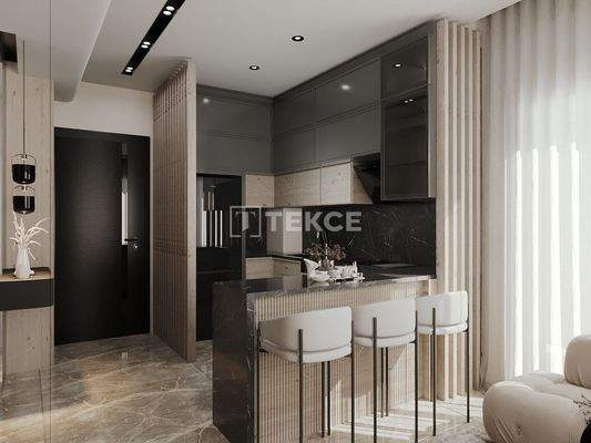 Apartments for Sale in a New Project with Pool in Altıntaş Antalya