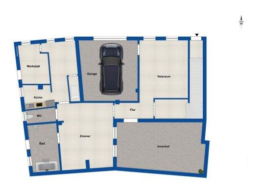 Grundriss Erdgeschoss