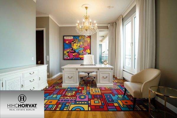 Arbeitszimmer - (Virtuelles Staging)