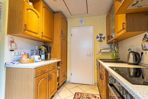 Küche der Gartenwohnung