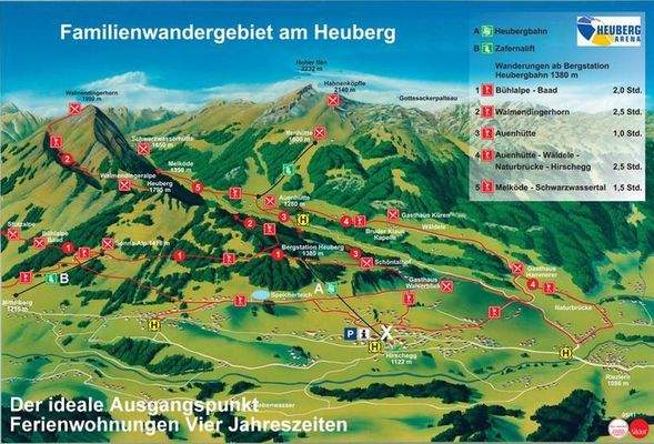 Heuberg Arena Wandergebiet, für unsere Gäste ist d
