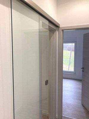 hochwertige Glasschiebetüre