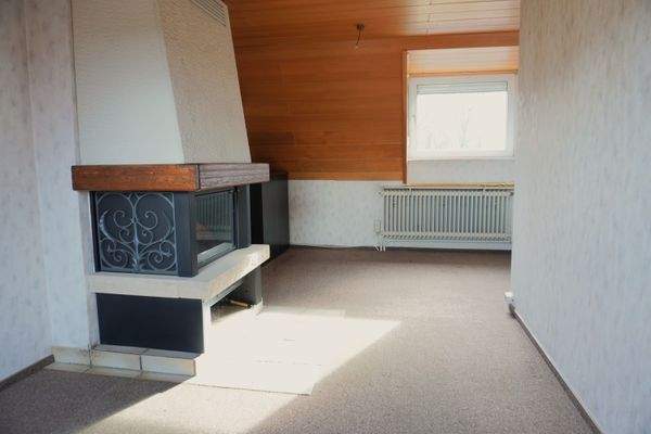 Wohnzimmer im Dachgeschoss