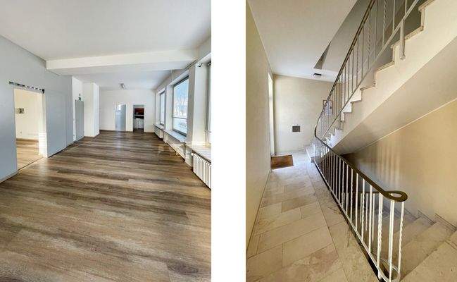 Laden + Treppenhaus Altbestand