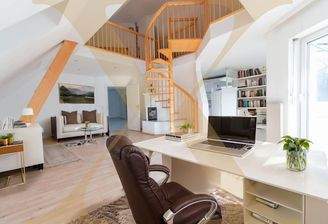 Virtuelles Staging Wohnbereich OG