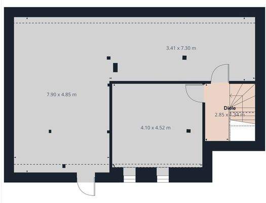 Gebäude 1 - Obergeschoss