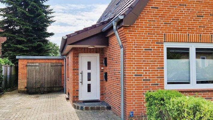 Eingang zu den Wohnungen