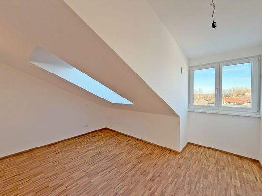 Zimmer mit Dachschrägen