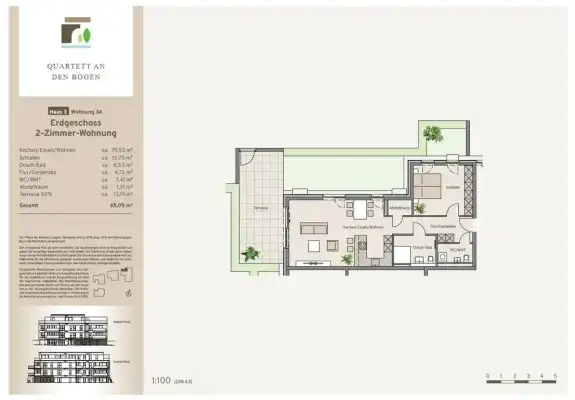 Haus 3 - Wohnung 34 - Kaufpreis 404.900 €