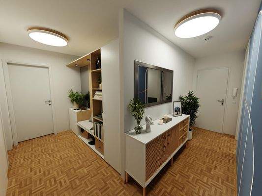 Einrichtungsbeispiel Flur (Visualisierung)