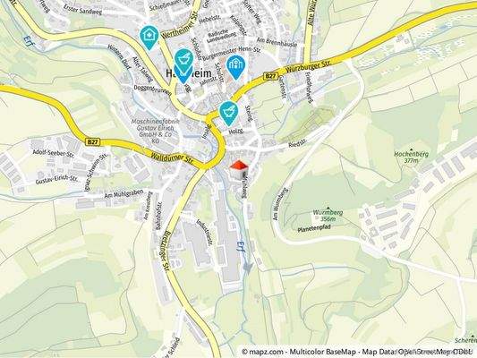 Geolyzer Kartenausschnitt