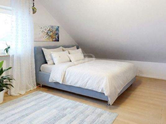 Schlafzimmer im Dachgeschoss