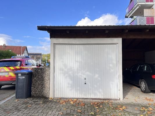 Gut anzufahrende Einzelgarage