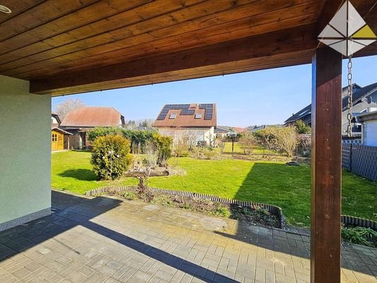 Blick von der Terrasse