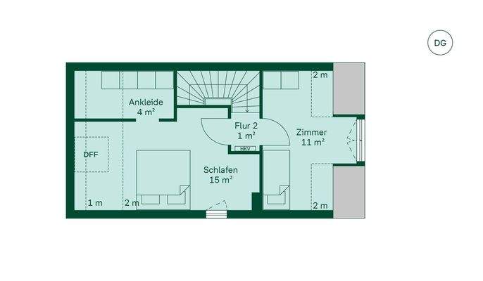 Großzügiges Dachgeschoss