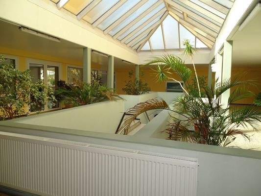 Zugang Schwimmbad und Sauna