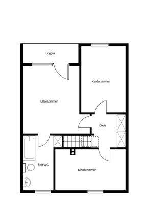 Grundriss Obergeschoss