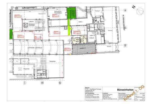 Beispielansicht Büroeinheit