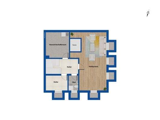 Grundriss Kellergeschoss