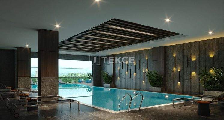 Sea View Real Estate with Pool in Kuşadası